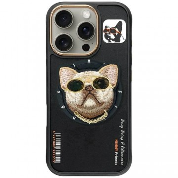 Etui Nimmy Glasses Cool Dog MagSafe do    iPhone 16 Pro Max czarny