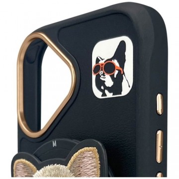 Etui Nimmy Glasses Cool Dog MagSafe do    iPhone 16 czarny