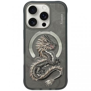 Etui Nimmy Dragon MagSafe do iPhone 16    Pro szary