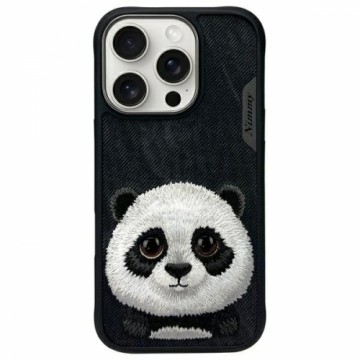 Nimmy etui iPhone 16 Pro Max 6.9"         czarny|black Big Eyed Pet 2.0 Panda