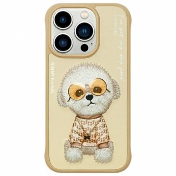 Nimmy etui iPhone 15 Pro Max 6.7" khaki   Glasses Cool Dog