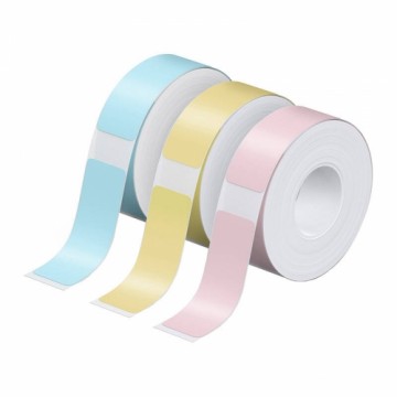 Nelko thermal label for label printer P21 (blue|yellow|pink, 12*40 mm）.