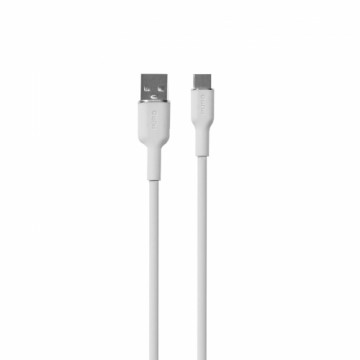 Puro Elektrik Puro Soft USB-A - USB-C Cable 1.5m - White