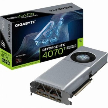 Grafikas Karte Gigabyte GeForce RTX 4070 Ti SUPER AI TOP 16 GB GDDR6 GEFORCE RTX 4070 TI SUPER