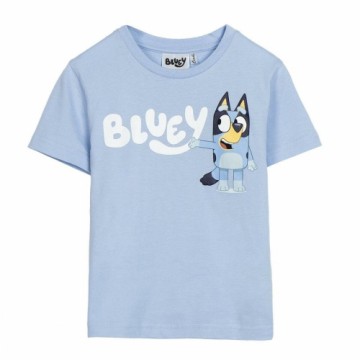 Детский Футболка с коротким рукавом Bluey Светло Синий