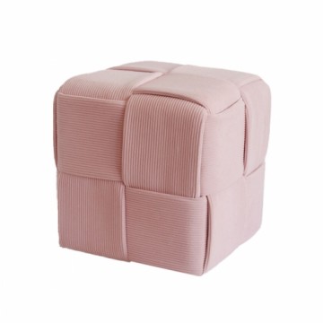 Pouffe Versa Pink MDF Wood 43 x 43 x 43 cm