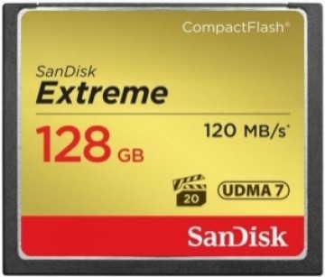 SanDisk Extreme Compact Flash 128GB