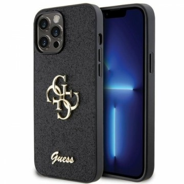 Guess GUHCP13XHG4SGK iPhone 13 Pro Max  6.7" czarny|black hardcase Glitter Script Big 4G