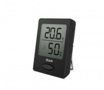 Duux Sense Hygrometer + Thermometer  Black  LCD display