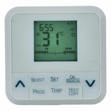 Timer Thermostat for Air Conditioning Blue