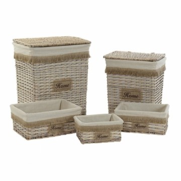 Basket set Home ESPRIT Multicolour 5 Pieces (5 Pieces)