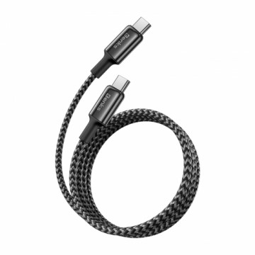 Benks Cable D49 braided - Type C to Type C - PD 60W 3A 1,2 metres black