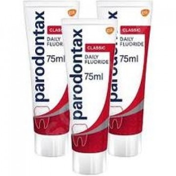 Parodontax Classic Tripack Toothpaste (3 pcs) - Toothpaste against bleeding gums without fluoride