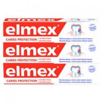 Elmex Caries Protection Tootpaste (3 x 75 ml) - Toothpaste