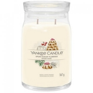 Yankee Candle Spun Sugar Flurries Signature Candle