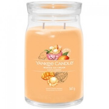 Yankee Candle Mango Ice Cream Signature Candle (mango ice cream)