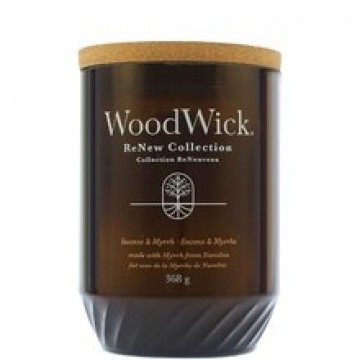 Woodwick ReNew Incense & Myrrh Candle