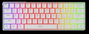 Genesis Thor 660 G2 60% White RGB Gateron Red