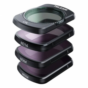 Lens filter set CPL + ND16|64|256 TELESIN for DJI Osmo Pocket 3