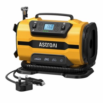 AstroAI ATJ-8366 150 PSI 12V DC|110V AC Portable Wheel Compressor