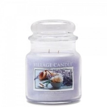 Candle Lavender Vanilla ( levandule & vanilka ) - Vonná svíčka ve skle