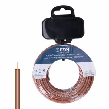 Single Core Electric Cable EDM 28580 Brown 15 m h07z1-k