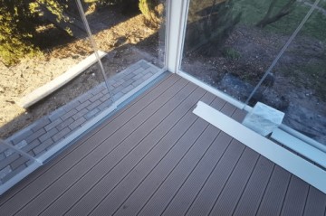 Composite Material Terrace Boards Inowood Premium, Gray Anthracite 28x145x4000mm