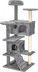 Cat scratching posts, beds and houses image